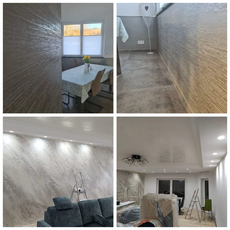 Dekorative Wandgestaltung Beispiele Innenbereich Aargau