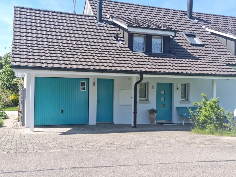 Fassadenanstrich Einfamilienhaus Aargau Romeo Malergeschäft