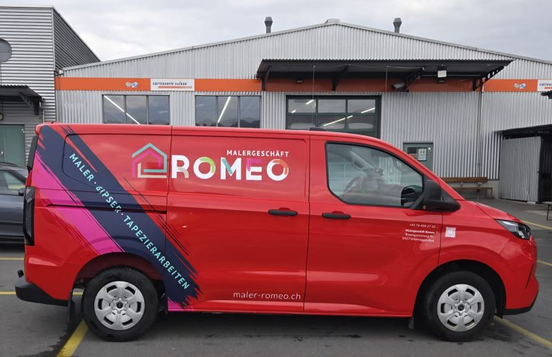 Romeo Malergeschäft Fahrzeug Aargau Maler Untersiggenthal